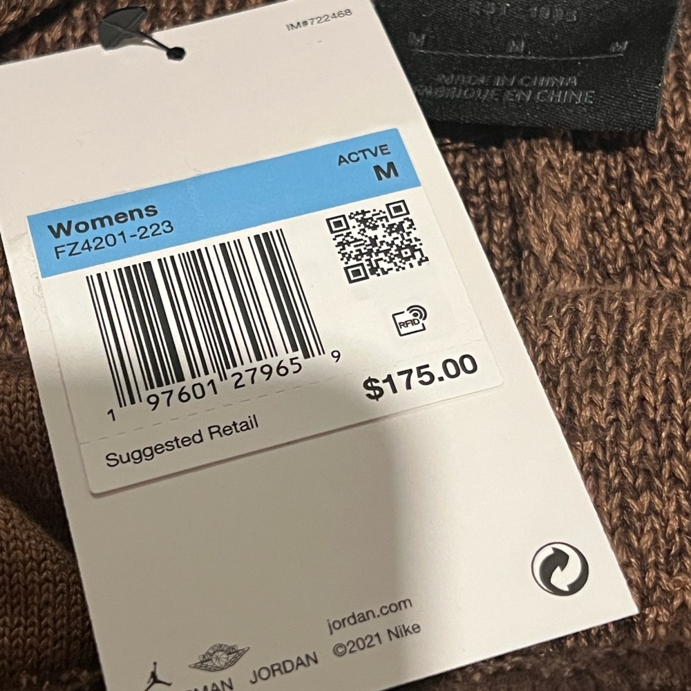 Nike Jordan Cozy Girl Knit Flare Women Pants Brown $175 FZ4201 - Picture 14 of 16